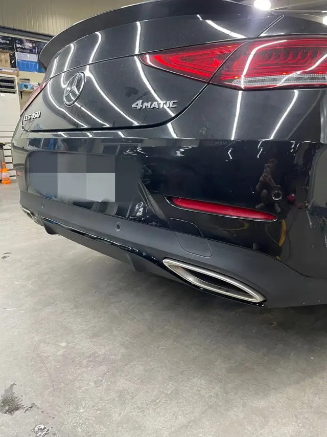 벤츠 CLS450 크롬죽이기 시공 사진 12