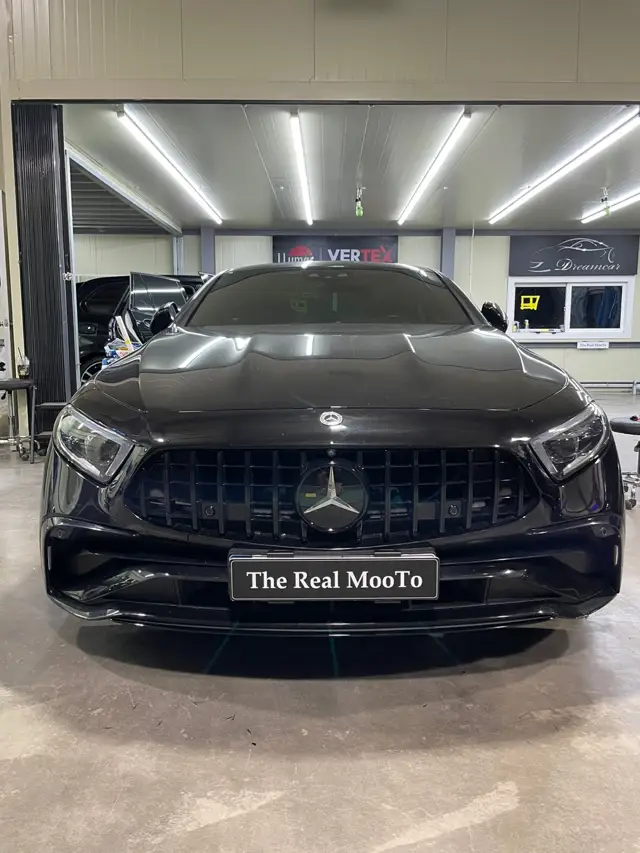 벤츠 CLS450 크롬죽이기 시공 사진 13
