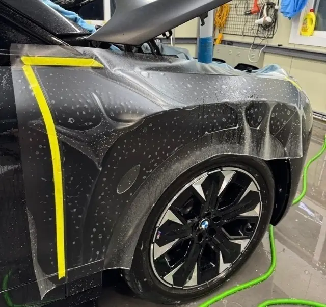 BMW iX 무광 PPF 시공 사진 3