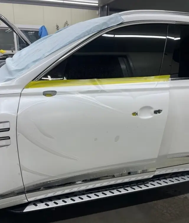 제네시스 GV80 무광 PPF 시공 사진 3