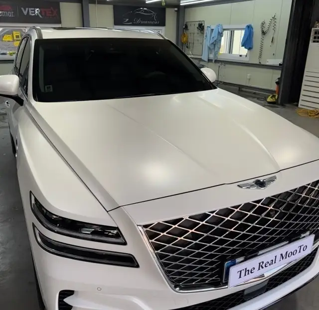 제네시스 GV80 무광 PPF 시공 사진 7