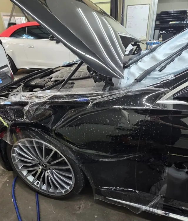 벤츠 S500 전체 PPF 시공 사진 2