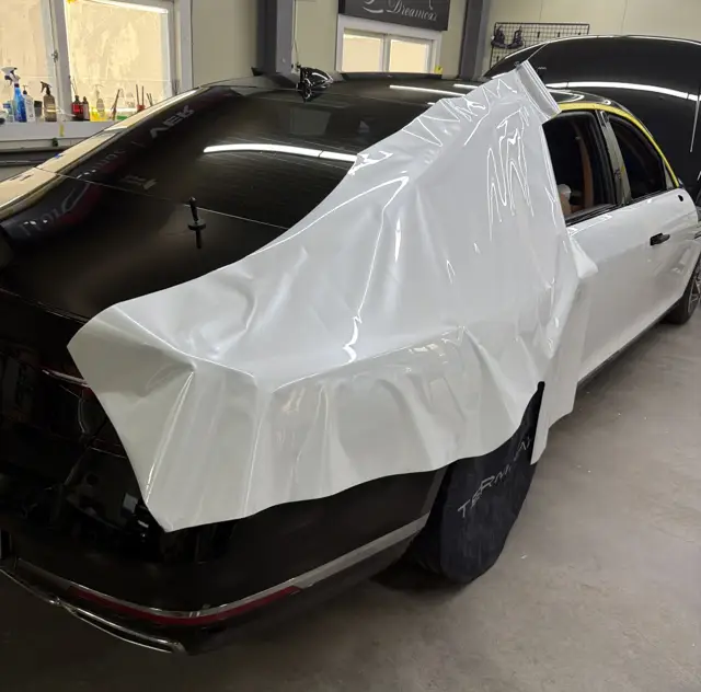 제네시스 G90 랩핑 시공 사진 6